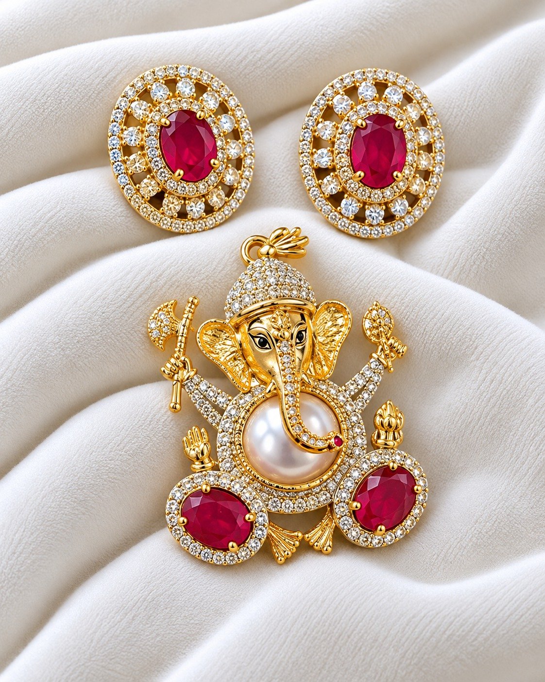 Ganesha Pendant Set